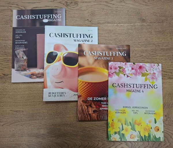 Voordeel pakket Cashstuffing Magazine 1 + 2 + 3 + 4