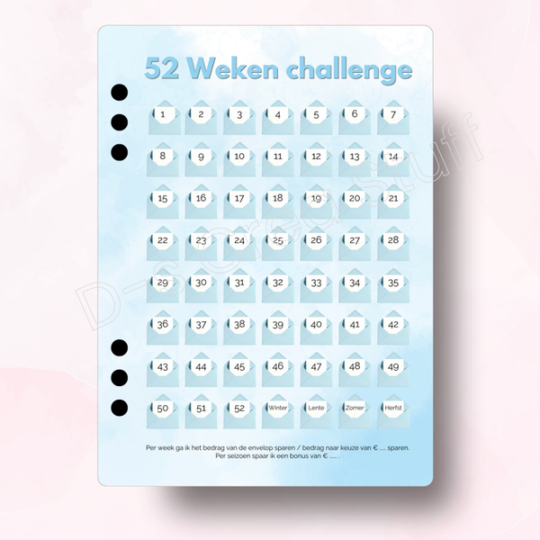 52 Weken challenge - Soft Blue