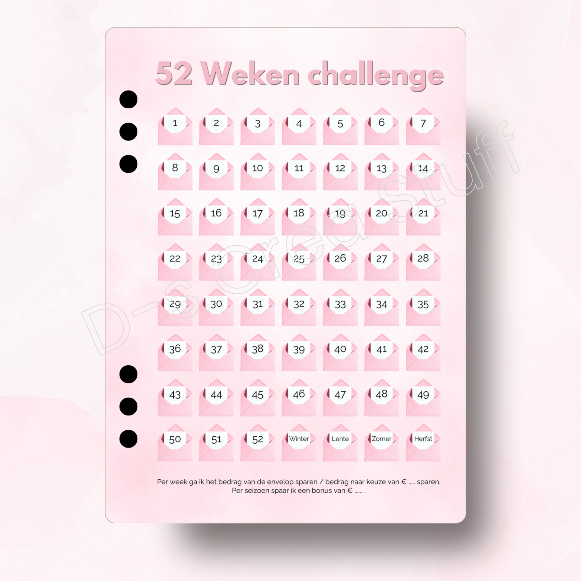 52 Weken challenge - Beautiful Pink