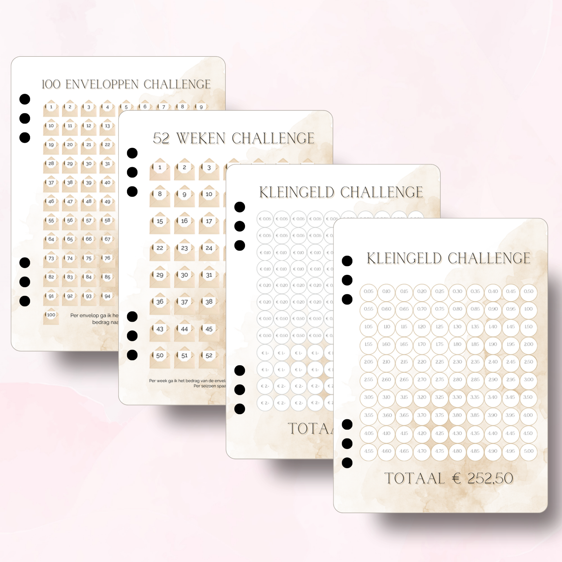Voordeelset A5 Challenges - Simply Beige
