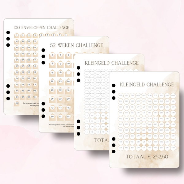 Voordeelset A5 Challenges - Simply Beige