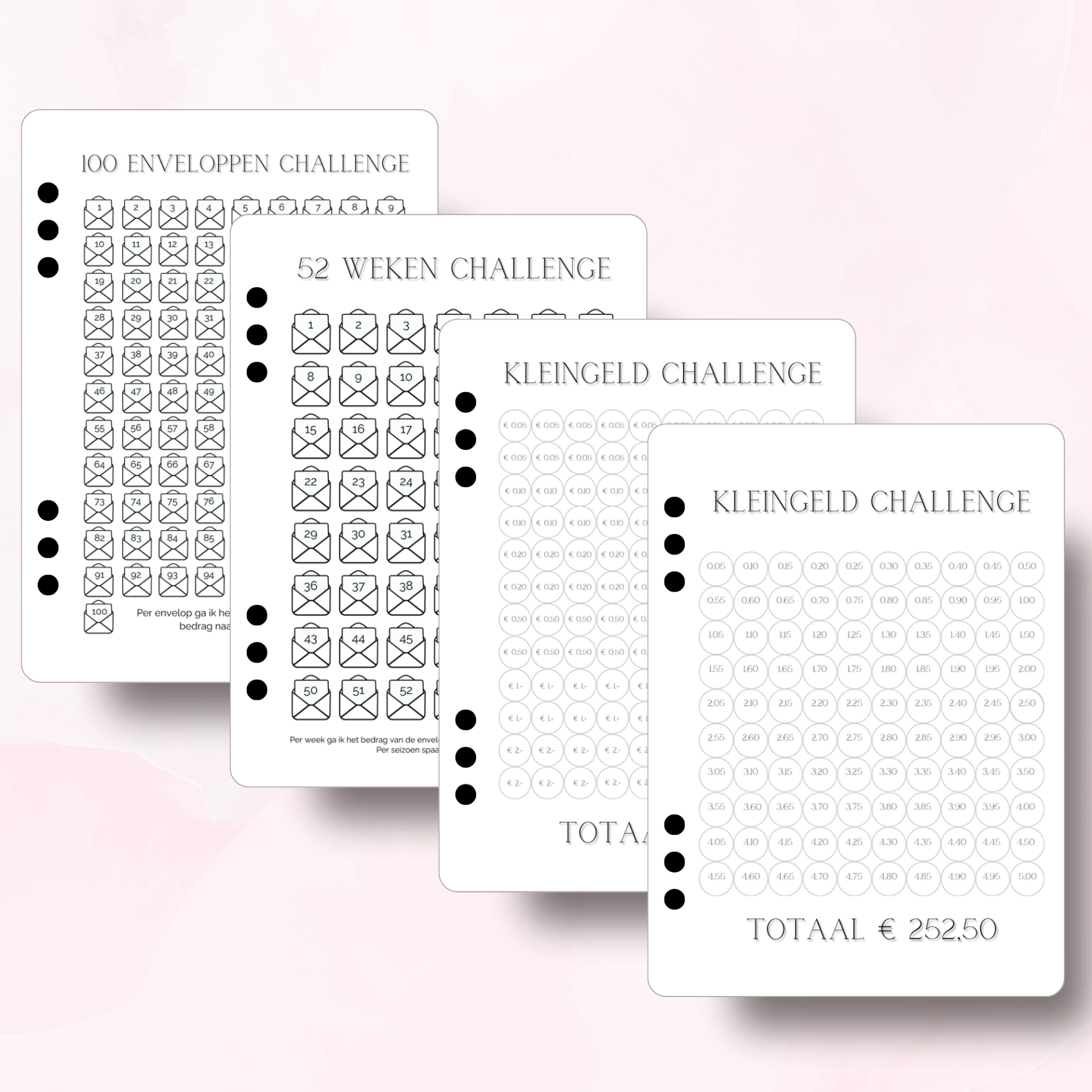 Voordeelset A5 Challenges - Simply White
