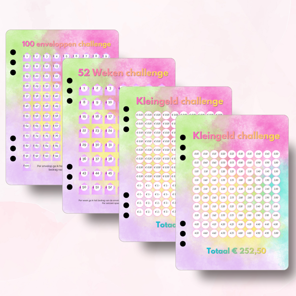 Voordeelset A5 Challenges - Colorful