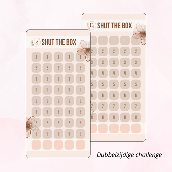Beautiful flowers - Shut the box