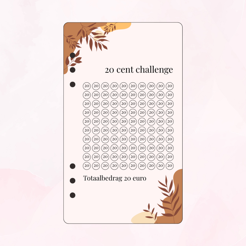 A6 Kleingeld challenge / 20cent  - Bohemian