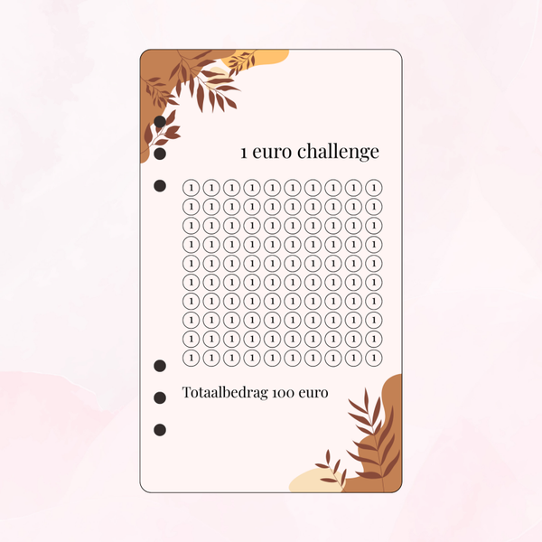 A6 Kleingeld challenge / 1euro  - Bohemian