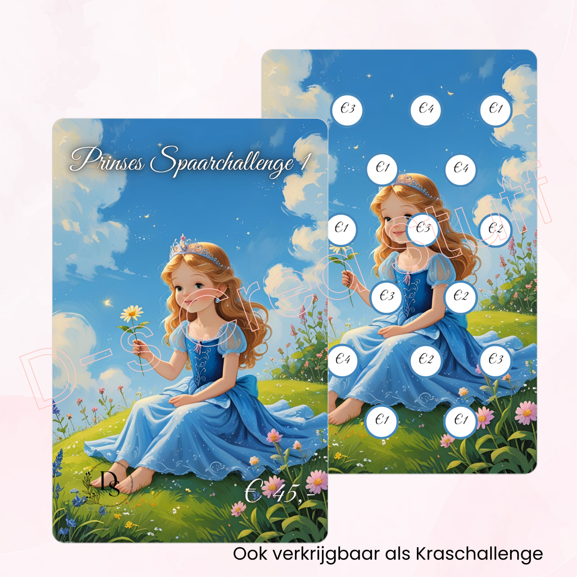 A5 Prinses Spaarchallenge 1
