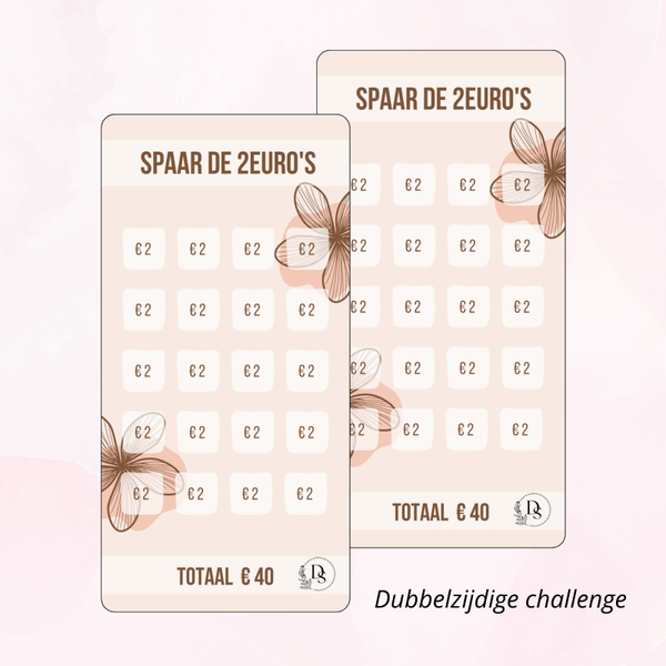 Beautiful flowers - Spaar de 2euro's