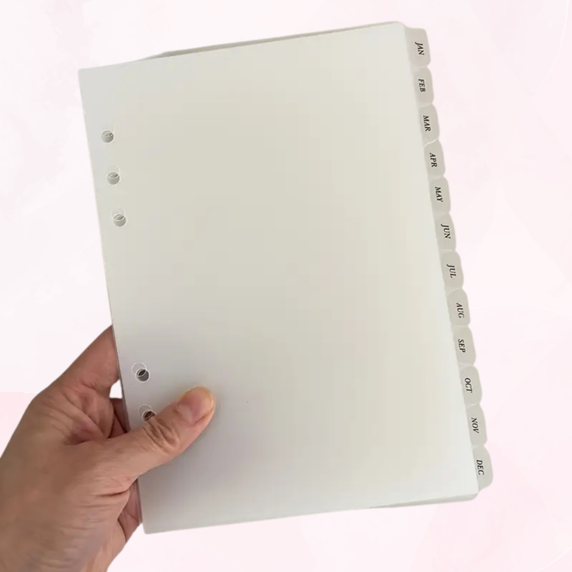 Tabbladen set - maanden A5