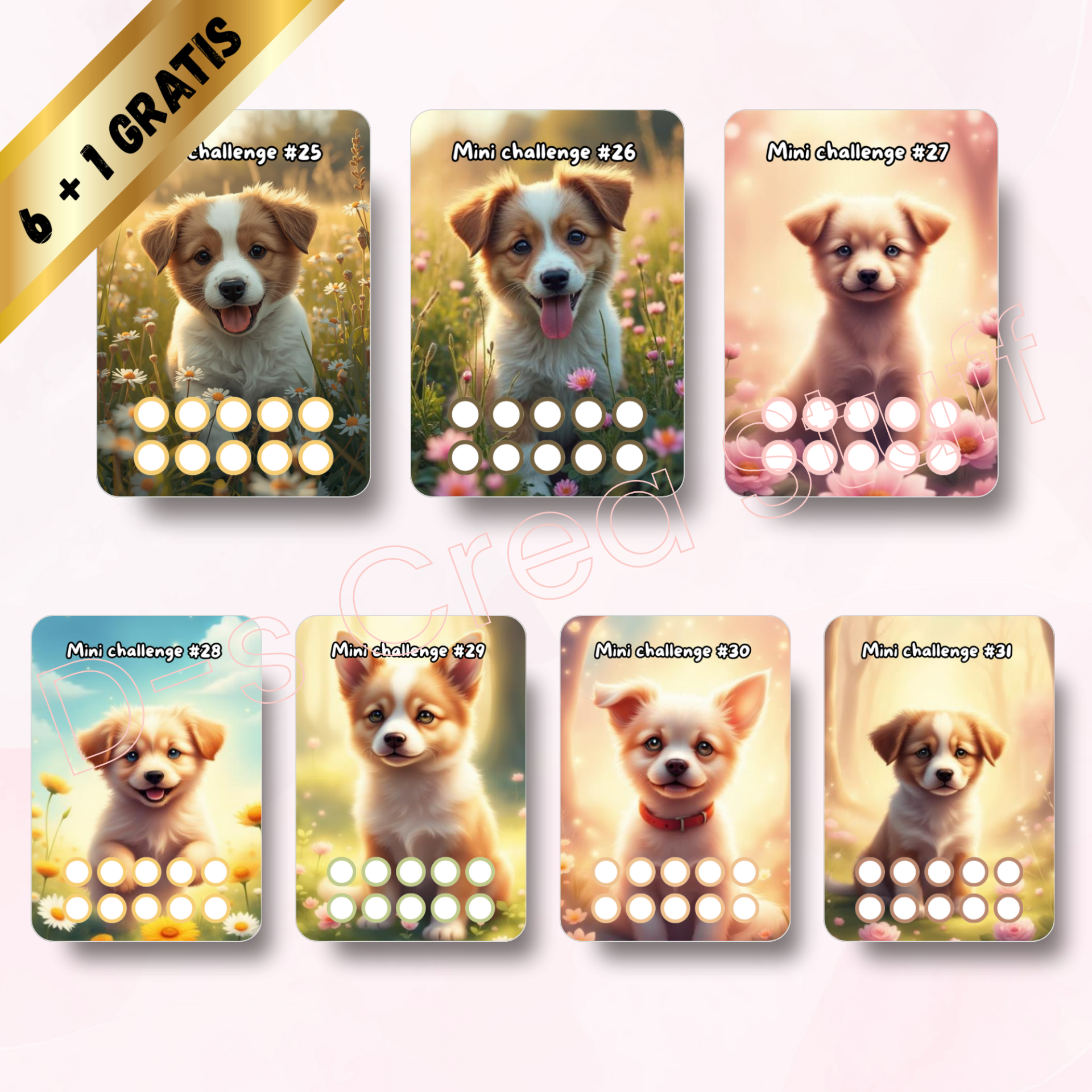 Mini challenge voordeelpakket - Puppy's