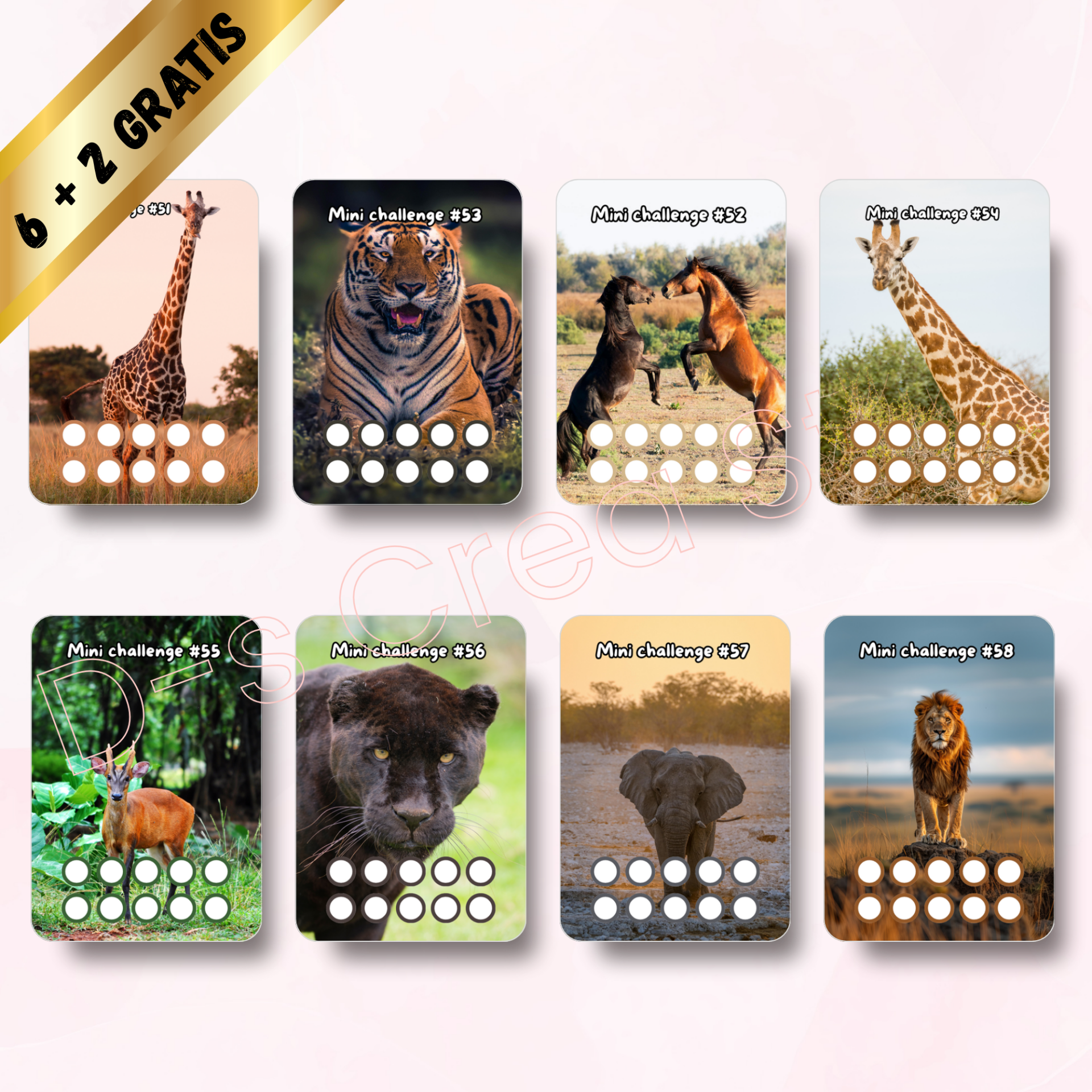 Mini challenge voordeelpakket - Wilde dieren