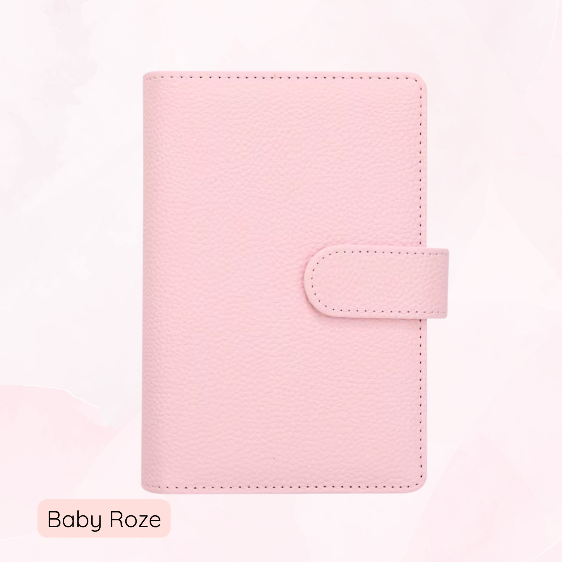 Luxe binder A6 - Baby Roze