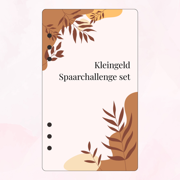 A6 Kleingeld challenge voorblad - Bohemian