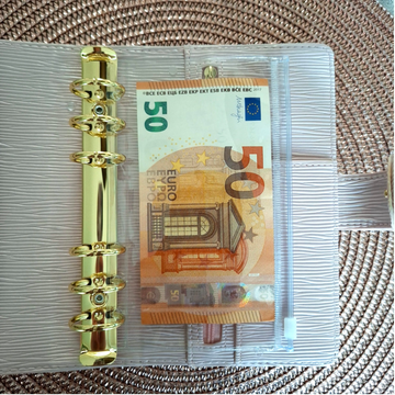 Glossy zipenvelop A6