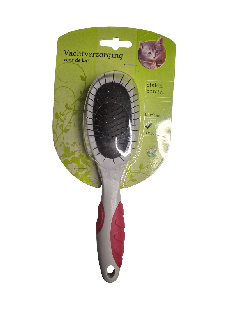 Stalen Kattenborstel voor Lang Haar
