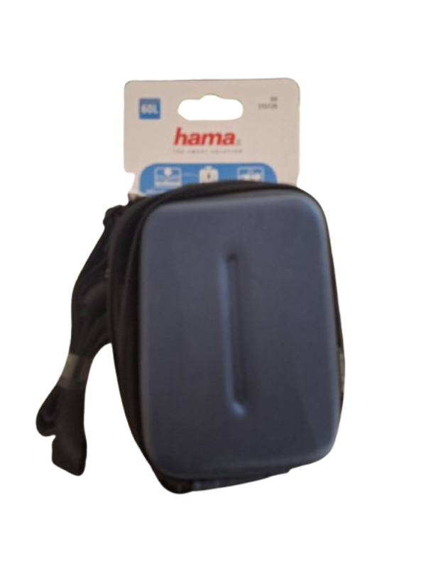 hama camera tasje blauw hardcase