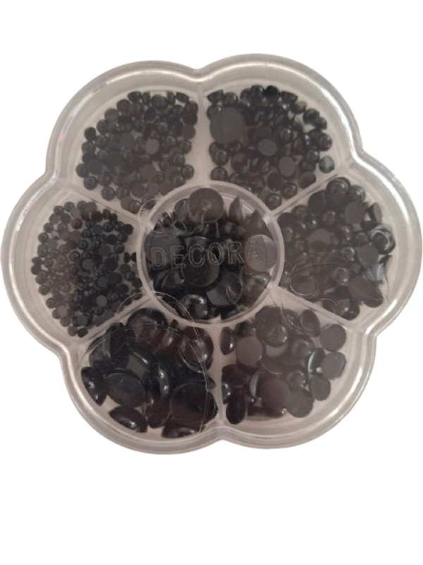 decoratie nopjes zwart