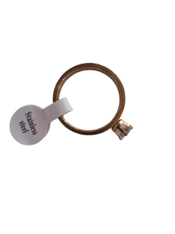 vrouwen ring goud stainless steel
