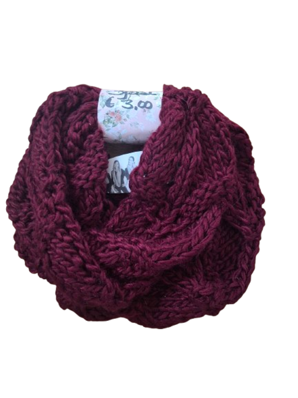 colsjaal donker rood