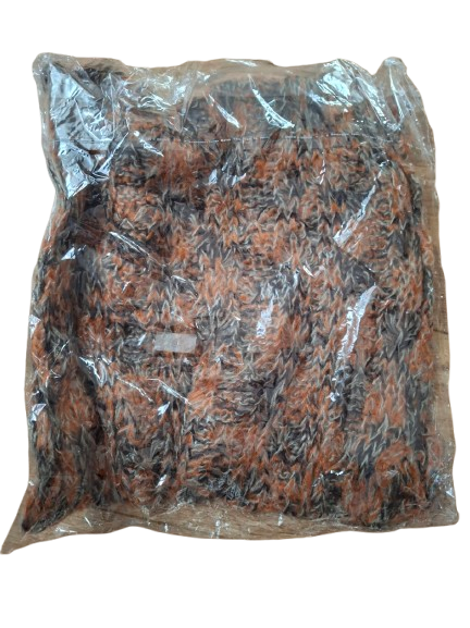 colsjaal grijs/oranje