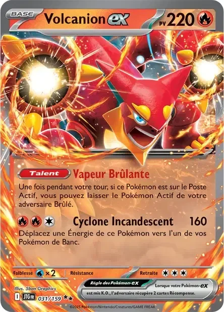 Pokémonkaart Volcanion EX
