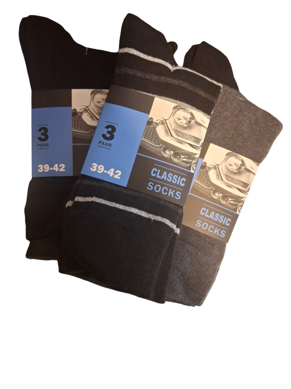 CLASSIC herensokken in maat 39-42: