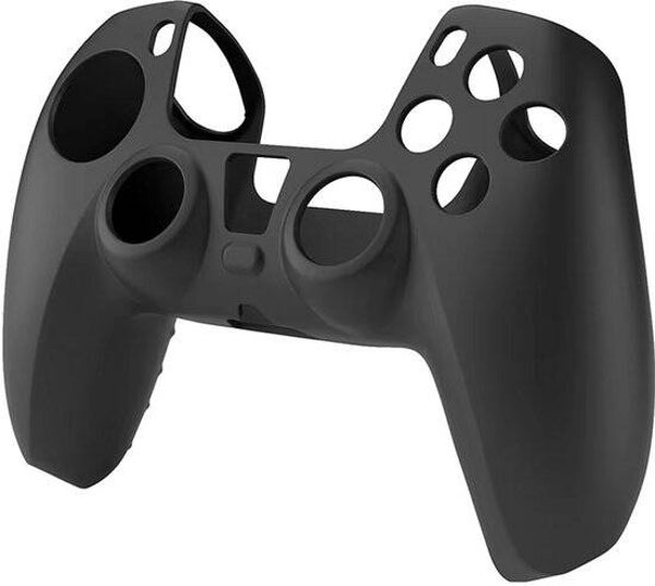 Siliconen skin case zwart voor PS5 controller | Pro shooting games kit