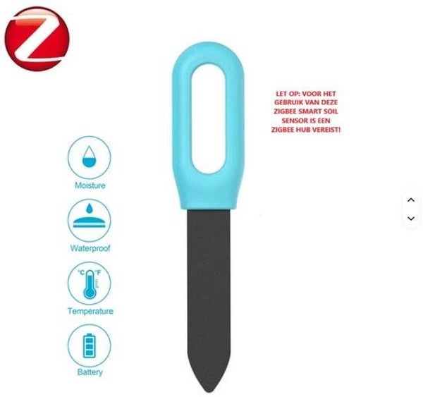 Tuya Zigbee Smart Soil Sensor – Slimme temperatuur & vochtigheidsmeter voor planten