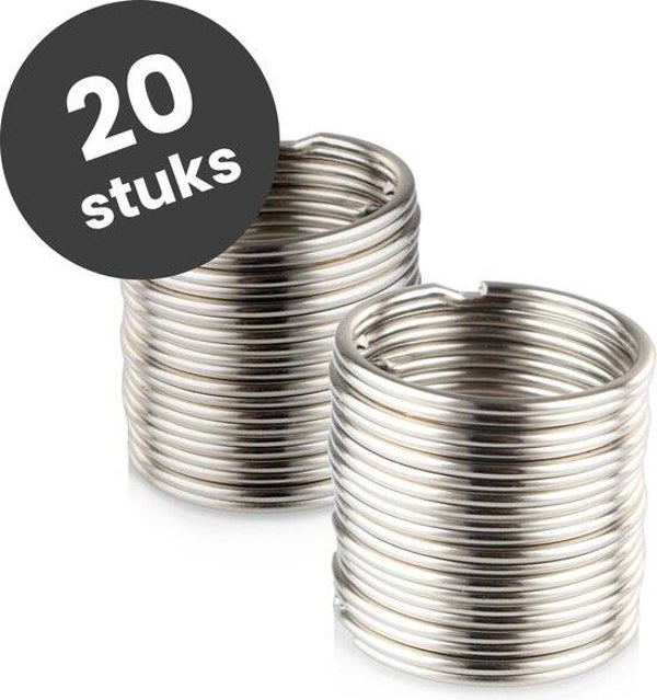 Sleutelringen | sleutelhanger ringen | 20 stuks