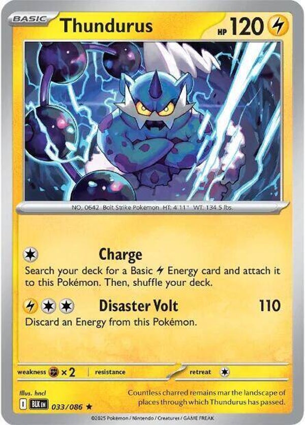 Thundurus (Master Ball Pattern) - SV: Black Bolt