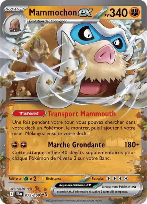 Pokémonkaart Mamoswine EX
