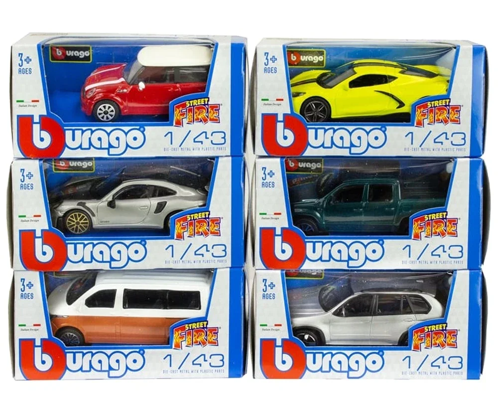 Burago die cast Car 1:43 assorted Street Fire Seri