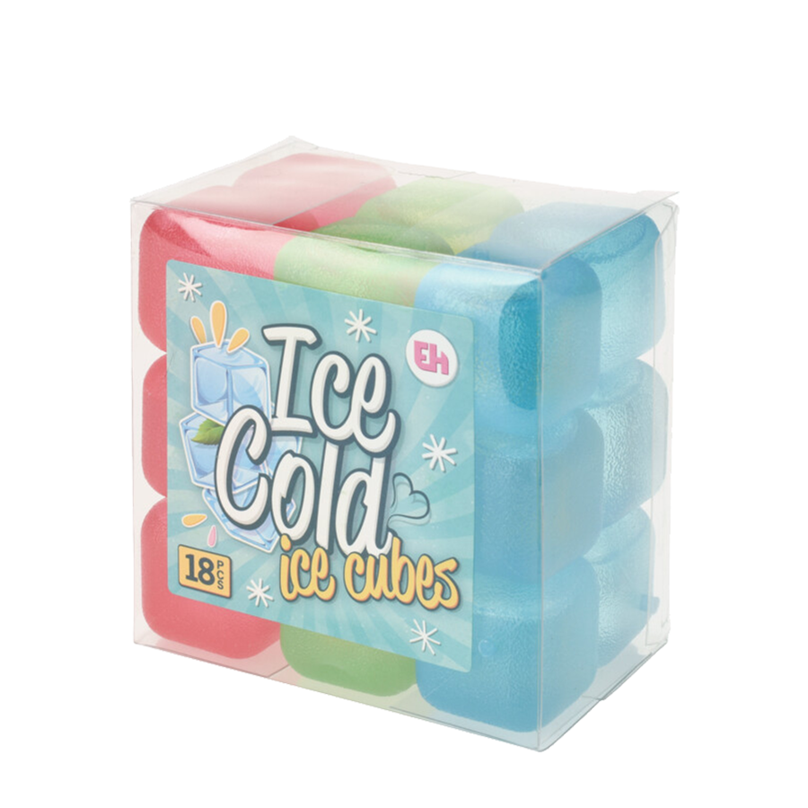 Excellent Houseware Herbruikbare Ijsblokjes Multicolor 18-delig