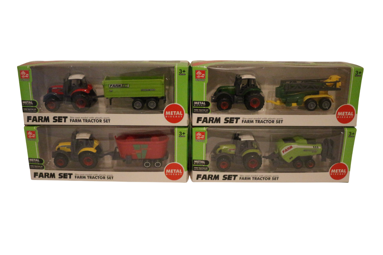 Metal die-cast farm set.