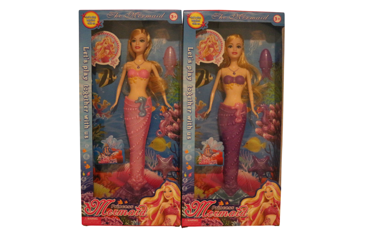 Mermaid Princess pop met licht.