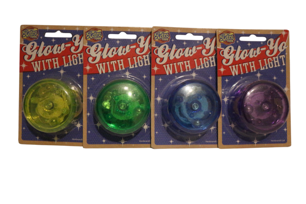 Glow, you return with white light.