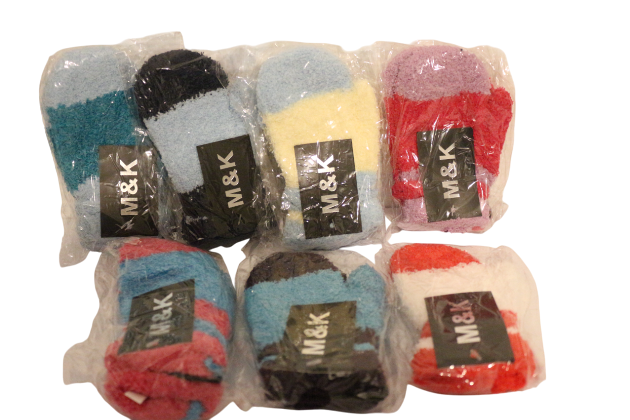 Fluffy kinderwanten,