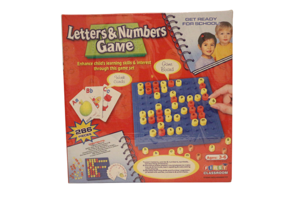 Letters and numbers game