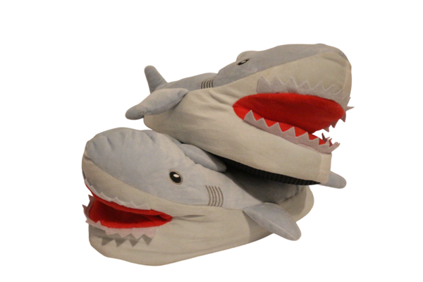 Dames 3D haaienpantoffels