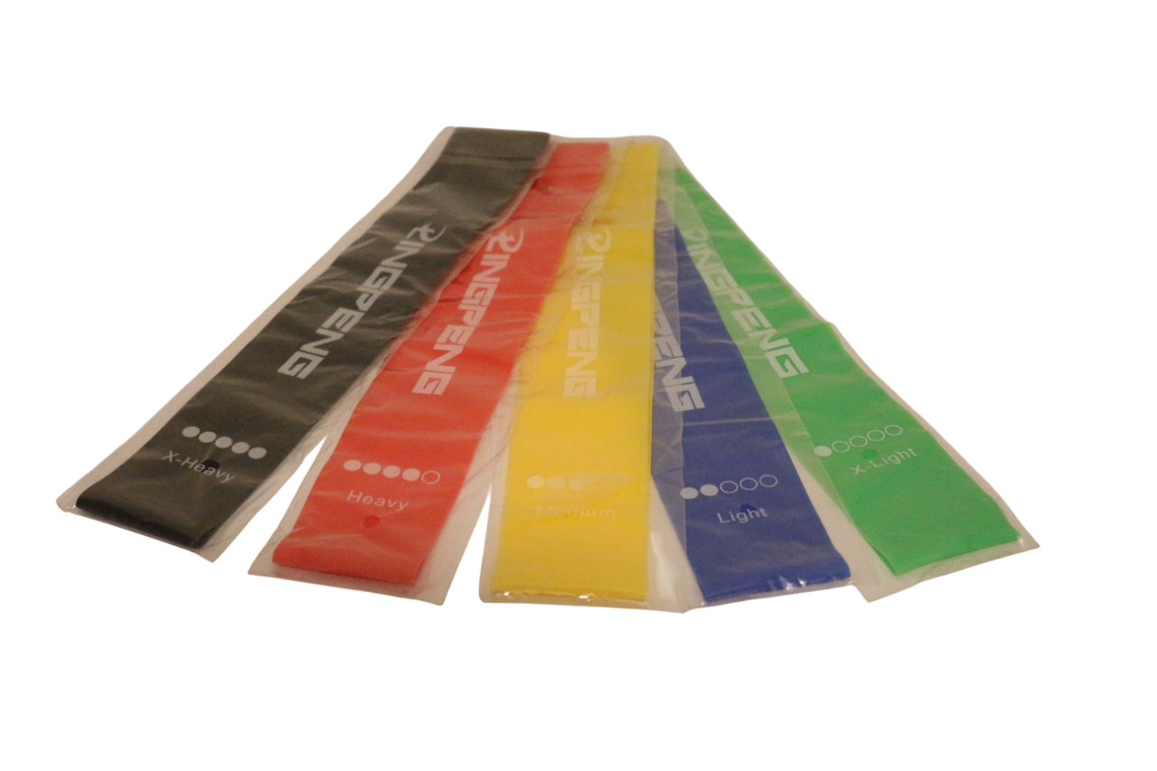 Weerstandbanden set van vijf stuks