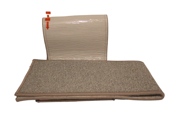 Grijze rechte traplopermatjes