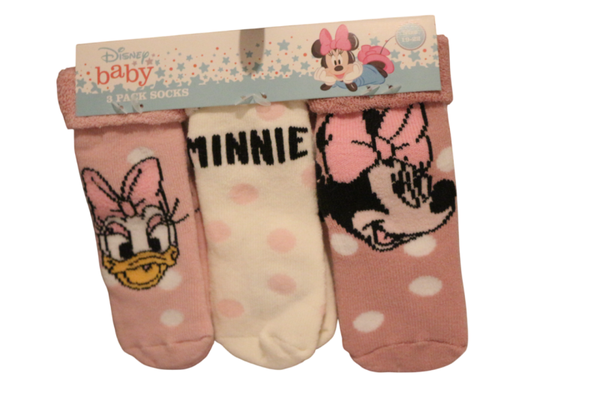 Disney Baby 3-Pack Socks featuring Minnie Mouse