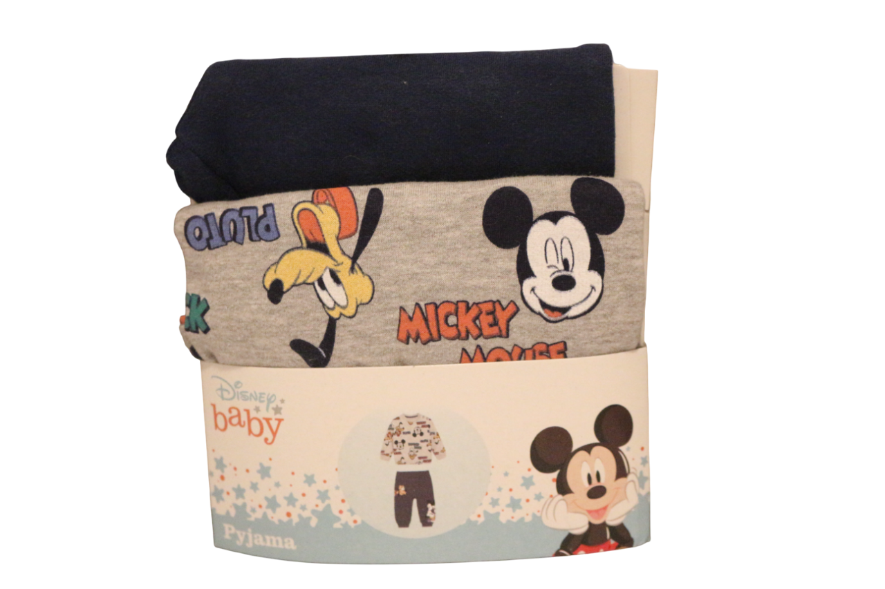 Disney baby pyjamas featuring Mickey Mouse