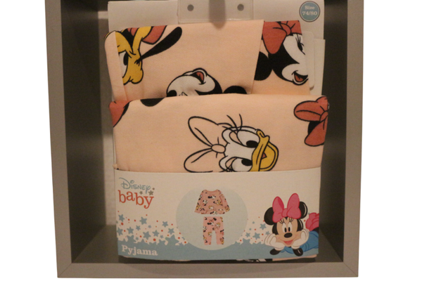 Disney baby pyjamas featuring Minnie Mouse