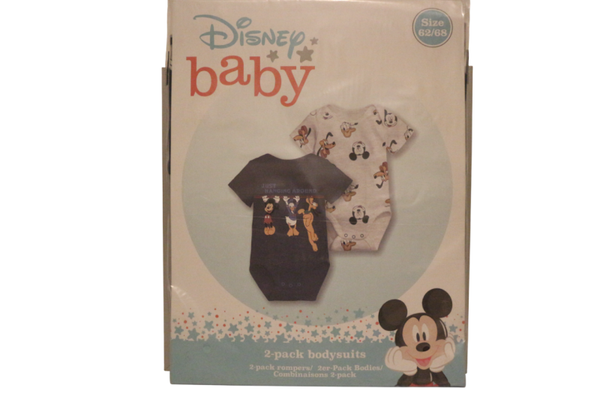 Disney Baby 2-Pack Bodysuits Mickey Mouse