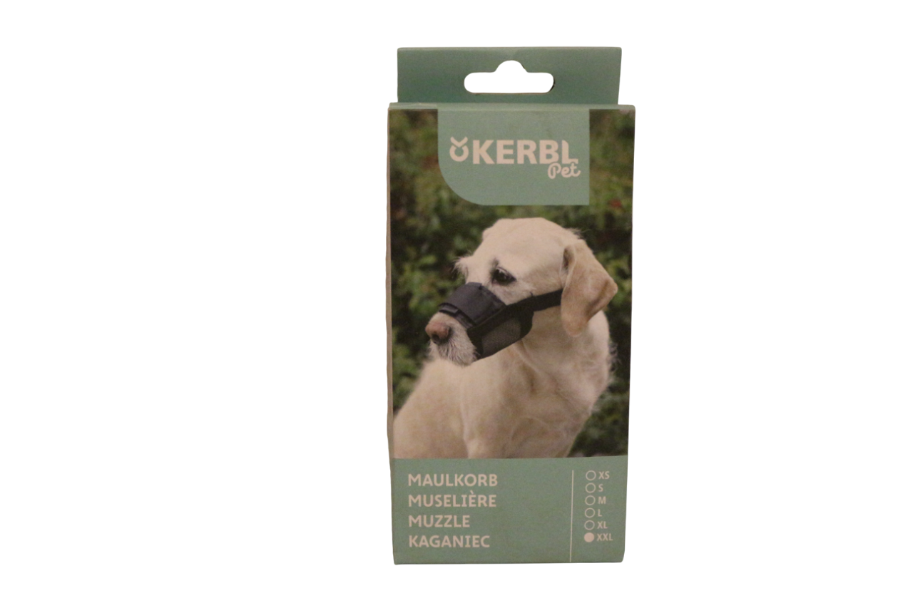 Nylon muzzle for dog