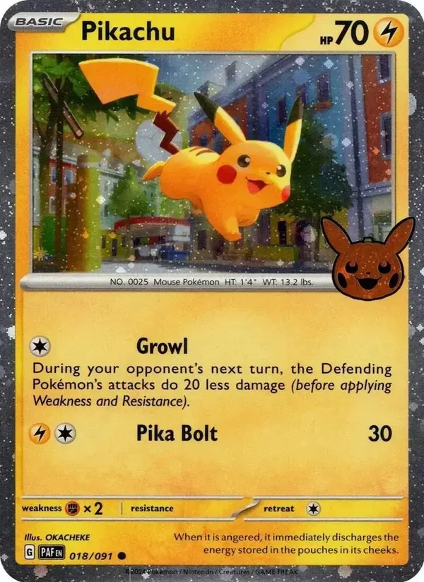 Pikachu #018/091