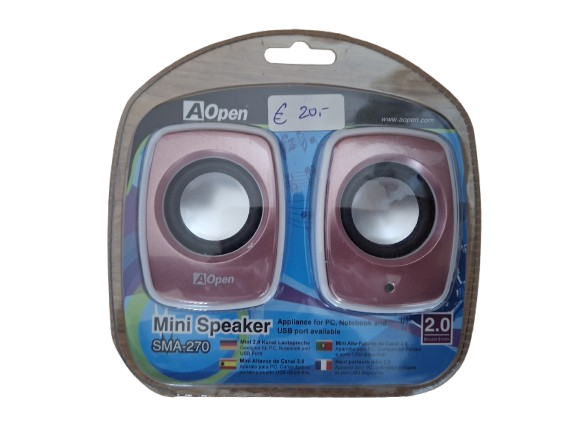 AOpen Mini Speakers SMA-270 - Nieuw in verpakking