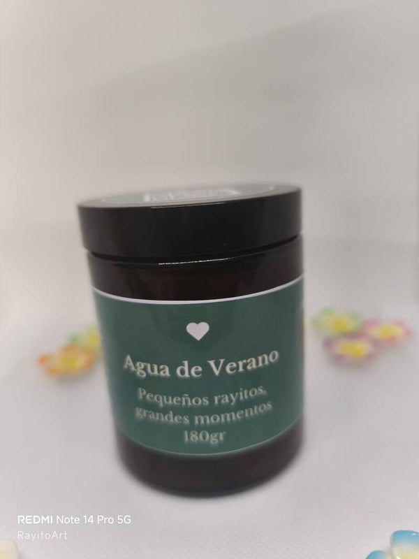 Vela Aromática Artesanal – 180g (Varios aromas)