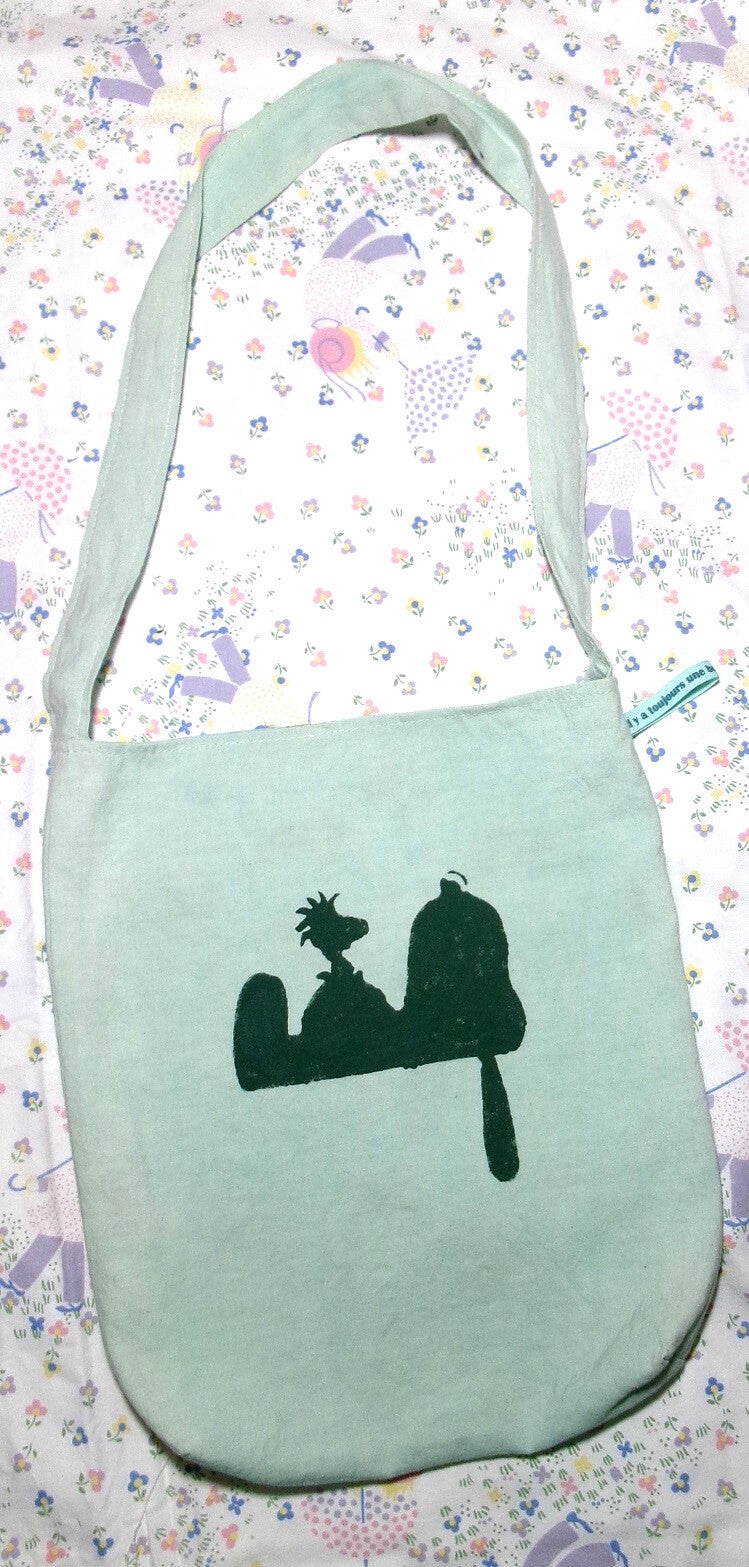 Sac Bibliothèque Vert